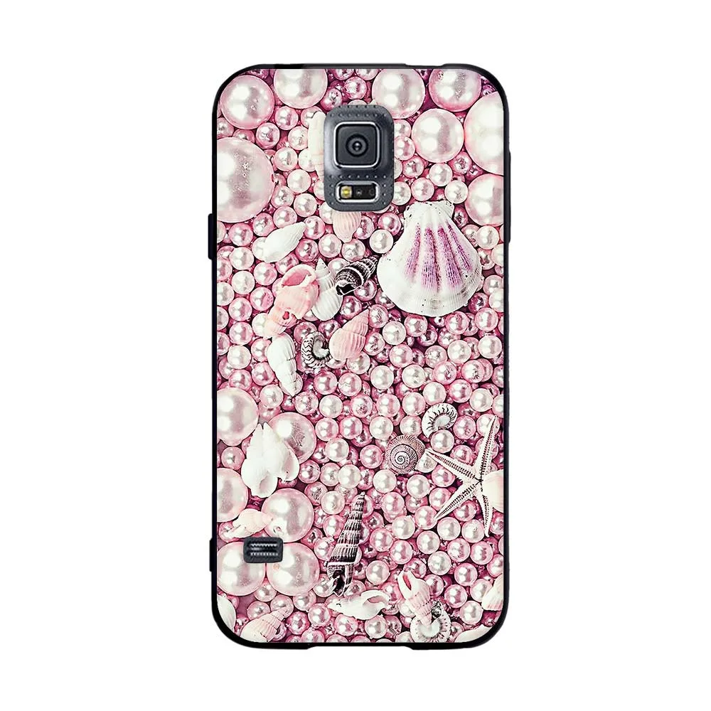 Ультратонкий чехол для Samsung Galaxy S5 силиконовый с принтом задняя крышка телефона