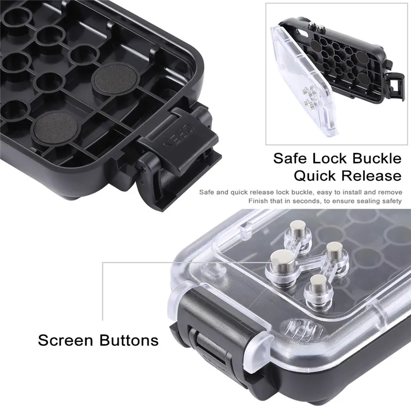 Водонепроницаемый чехол для телефона 40 м/130 футов подводной съемки фото и