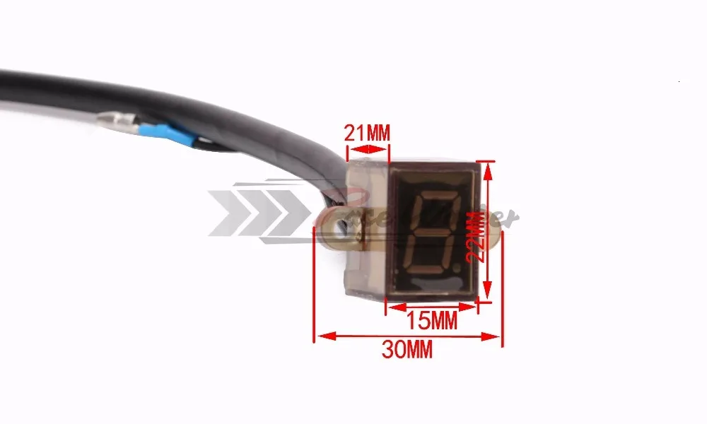 Модифицированный 125cc 150cc 200cc 250cc мотоциклетные шестерни дисплей индикатор n Спидометр шестерни индикатор