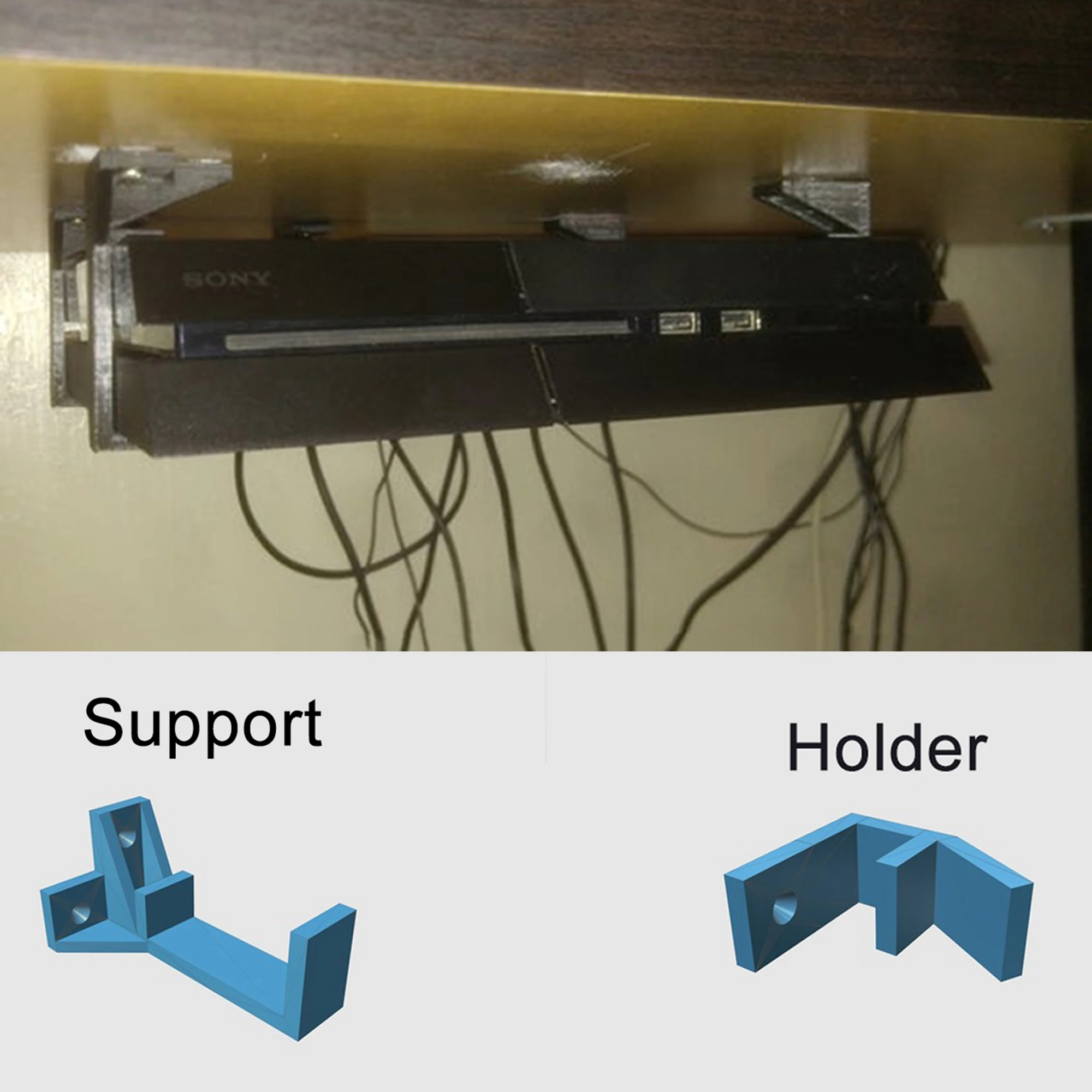 Нижняя часть стойки для стола подставка чипа настенное крепление PS4 Pro тонкая