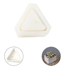 Треугольные силиконовые формы, бетонные формы, цветок, многоцветные суккуленты, кашпо из цемента, форма для украшения дома