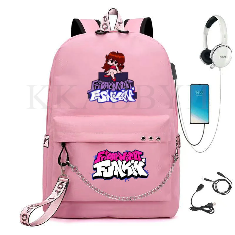 Пятница ночь Funkin рюкзак Персонализированная модная дорожная сумка для ноутбука