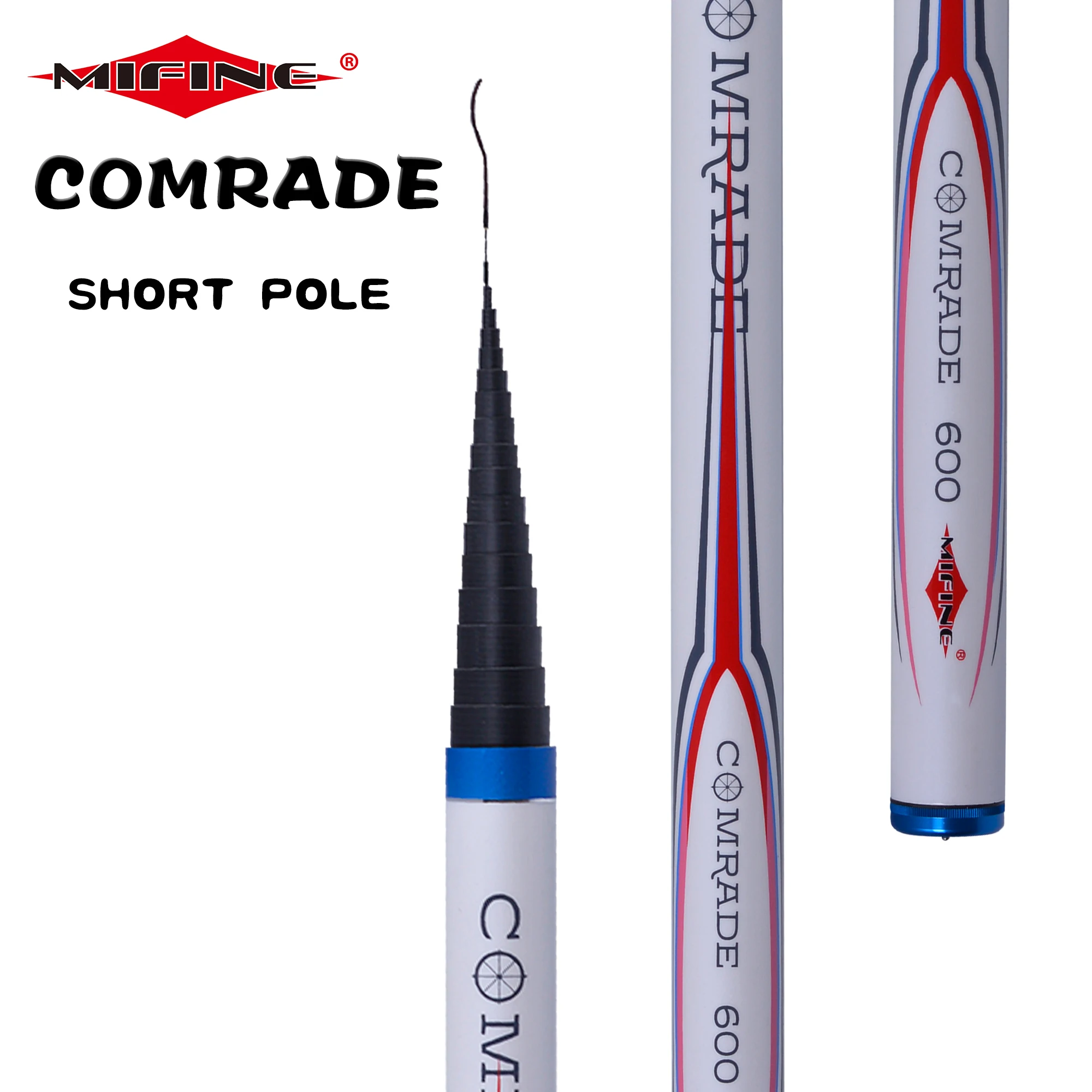 Телескопическая удочка MIFINE COMRADE 4/5/6 м супер короткая усадочная Удочка 45 см из