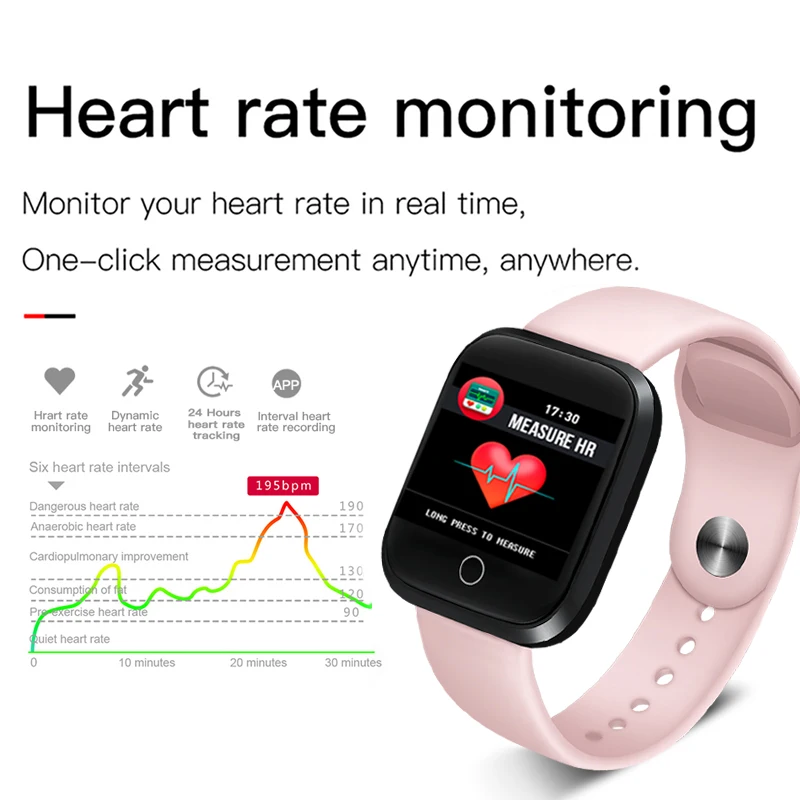 Новинка 2019 смарт-часы для мужчин и женщин монитор сердечного ритма артериального