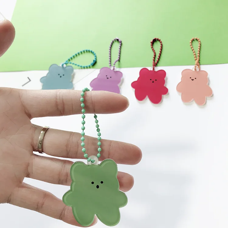 Ins Мягкий конфеты медведь милый брелок для ключей мультфильм креативная сумка