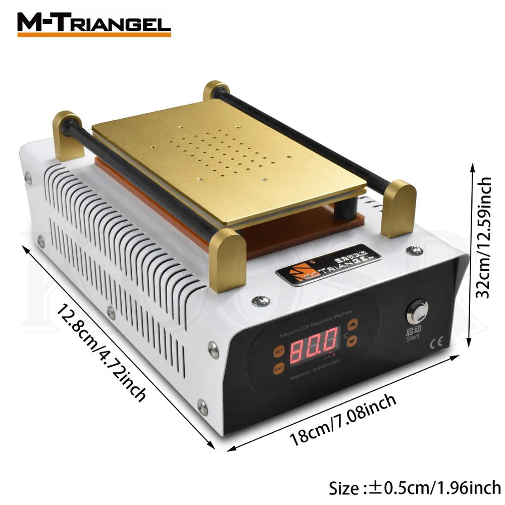7 дюймовый электрический Сепаратор ЖК экрана со встроенным вакуумным насосом