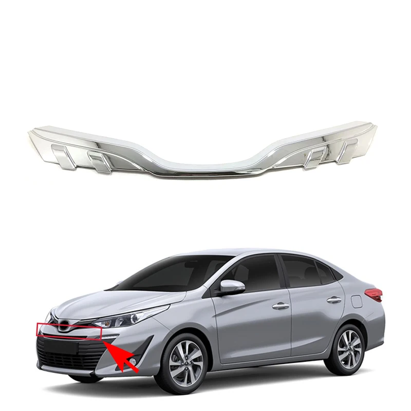 Автомобильный дизайн ABS передняя решетка капота Крышка двигателя Накладка внешняя блестящая наклейка протектор автомобильные аксессуары для Toyota Yaris Vios