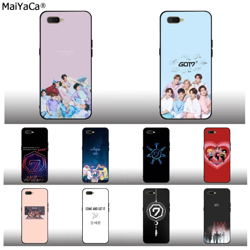 MaiYaCa группа мальчиков Kpop GOT7 высококачественный силиконовый чехол для телефона oppo