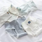 Новинка, женское нижнее белье, сексуальные кружевные трусики, удобные хлопковые трусики для девочек, бесшовные трусики со средней талией, женское нижнее белье