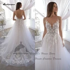 Lakshmigown пикантное свадебное платье в стиле бохо, свадебное платье 2022, платье для невесты, ТРАПЕЦИЕВИДНОЕ пляжное платье с открытой спиной без рукавов