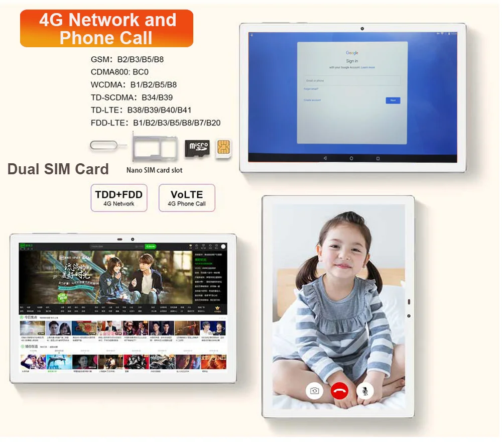 10.6 Inch Tablet MTK6797T Deca Core 4G Phone Call 7000MAh Type-C Dual SIM Card Slot Android Tablet Pc GPS