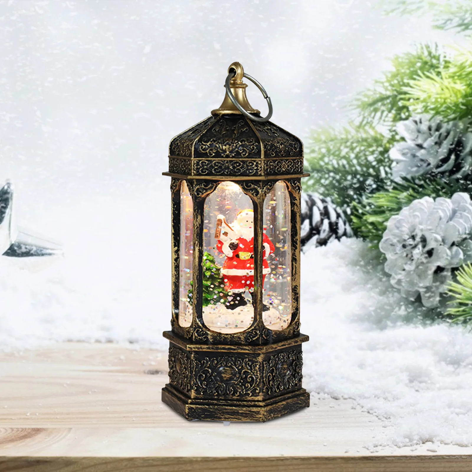 Рождественские украшения для дома Светодиодная свеча светильник Чи