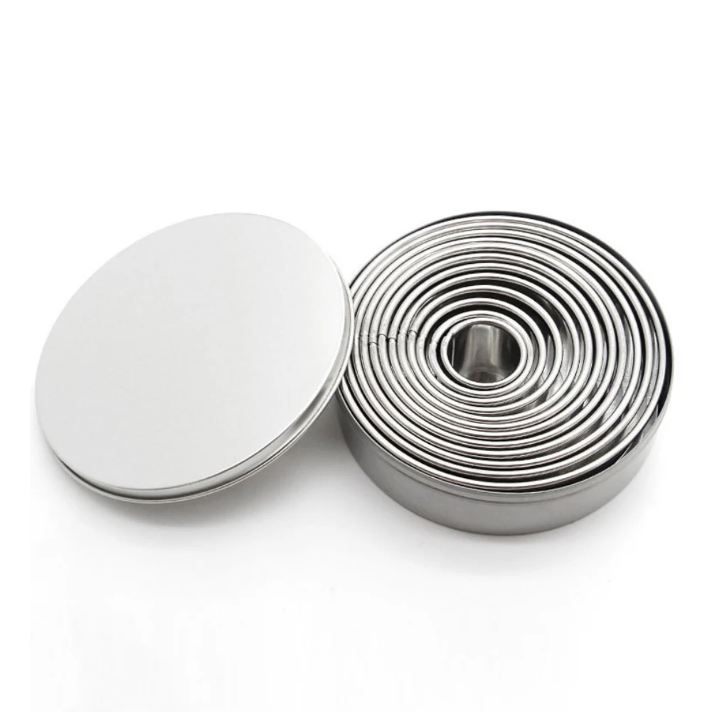 1 набор Круглый резак для печенья торта из нержавеющей стали выпечки