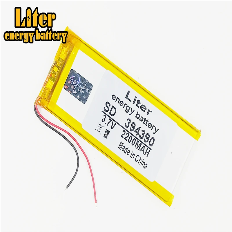

small handheld tablet machine learning, 394390, 404390, 2200 mah battery 3.7 V real capacity credit sales