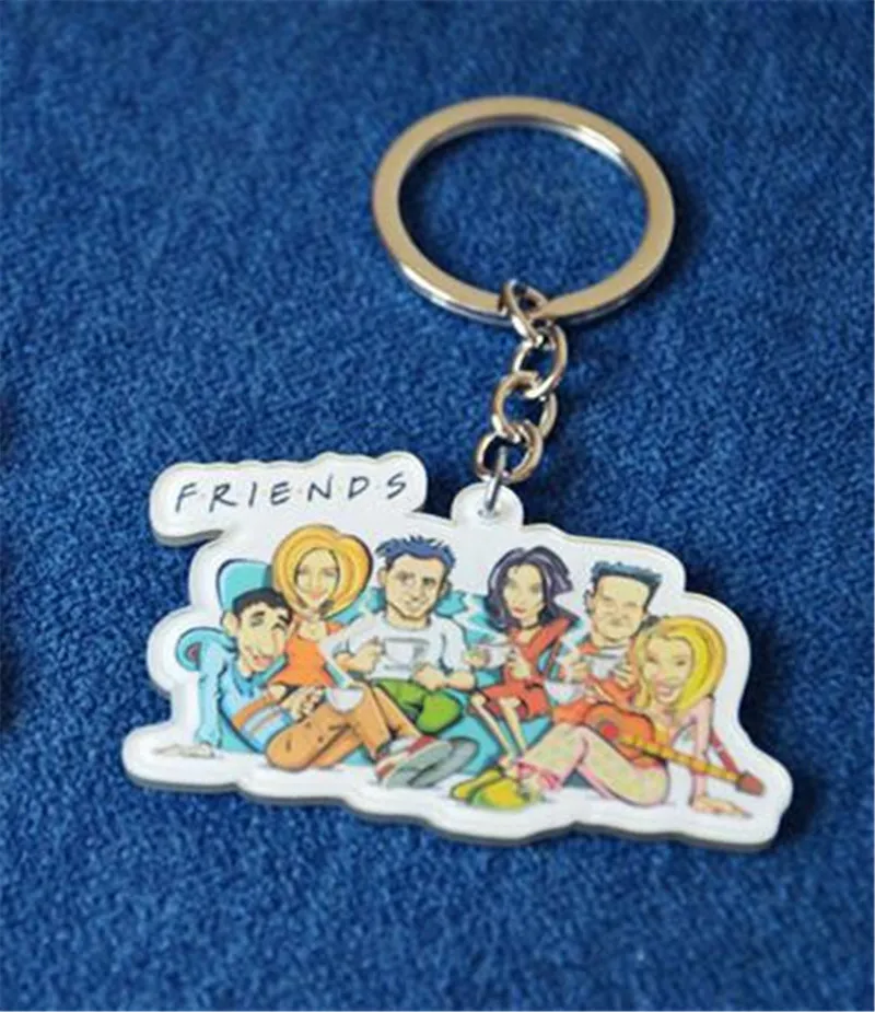 Телевизионная серия персонажи мультфильмов акриловые брелки для ключей