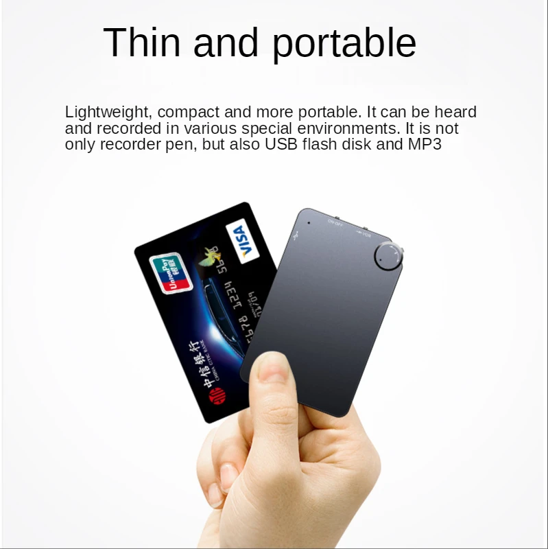 

NEW Mini Voice Recorder Portable MP3 Player 32GB Voice Activated Recorder Digital Sound Audio Recorder Professional Dictaphone