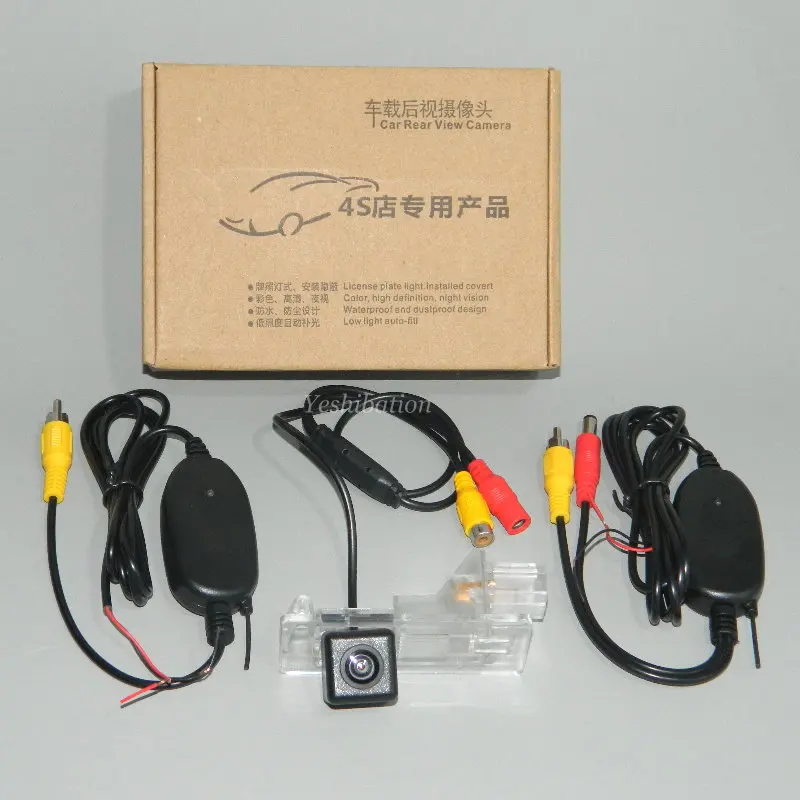Беспроводная CCD камера заднего вида yeshiбации для Renault Samsung SM3 2013 ~ 2015, парковочная камера, подсветка номерного знака