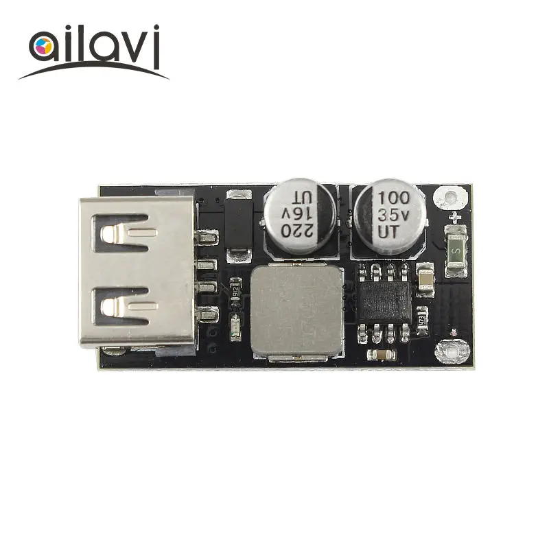 10 шт. DC-DC модуль питания 6V-32V12V24V к QC3.0 Быстрая зарядка один usb зарядка конвертер доска для iPhone huawei FCP