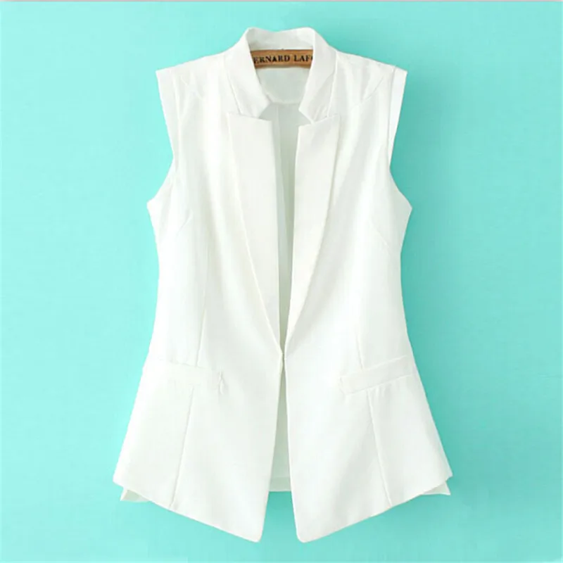 Женский короткий жилет настраиваемый размер куртка без рукавов Модный