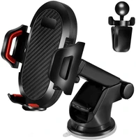 arm sucker gravity car mobile phone holder stand universal dashboard clip gps bracket support for iphone for huawei