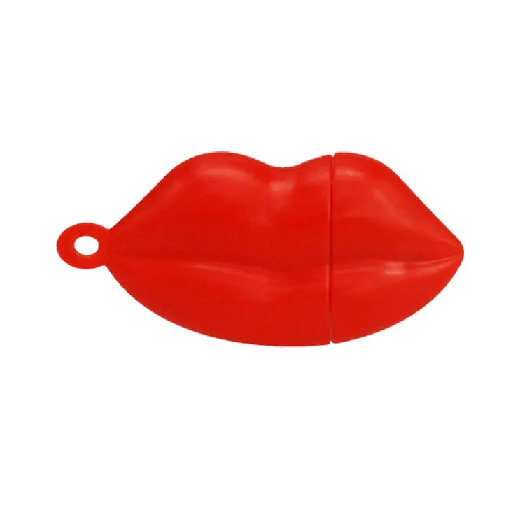 Красные губы милый карту флэш-памяти с интерфейсом usb подарки для девочек 32g