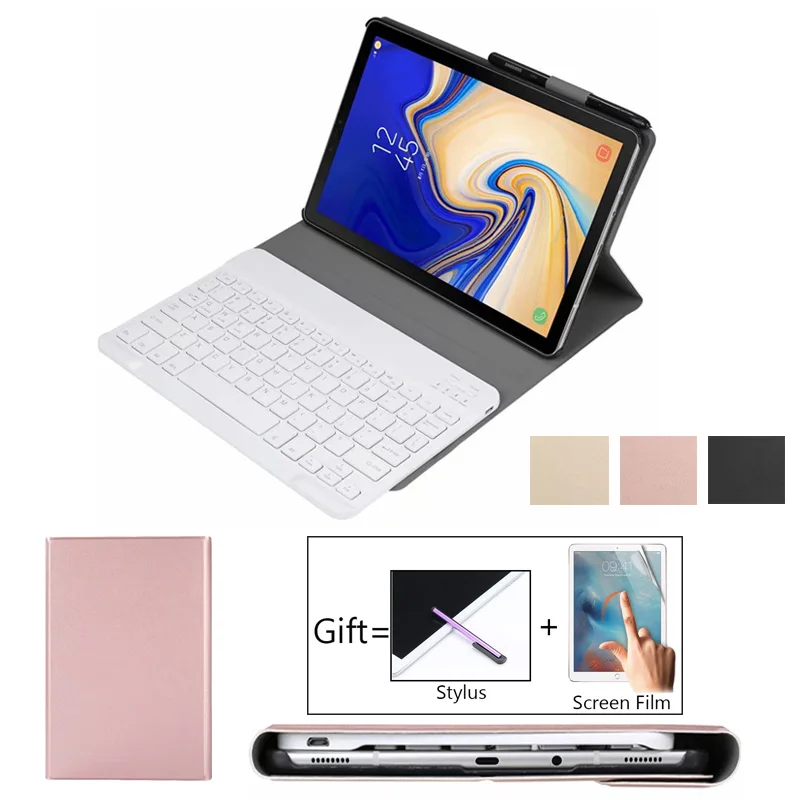 Bluetooth клавиатура чехол для планшета Samsung Galaxy Tab A 8 0 2019 SM T290 T295 беспроводная