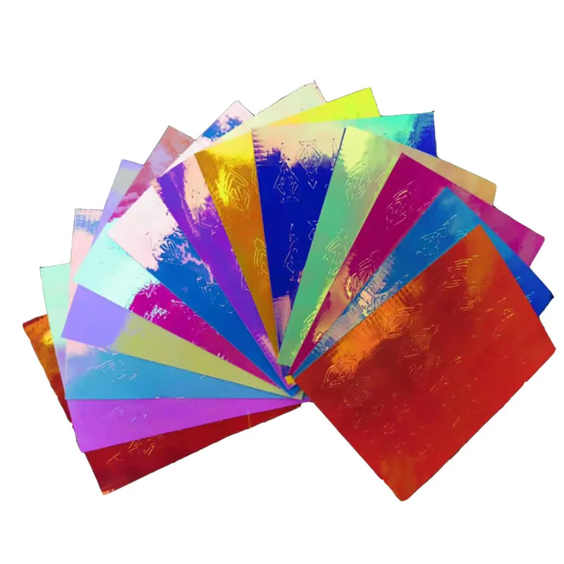 

13Sheets 3D Holographic Fire Flame Nail Self-Adhesive Stickers Glitter Laser Rhombus Sticker Decal Art Decorations Set