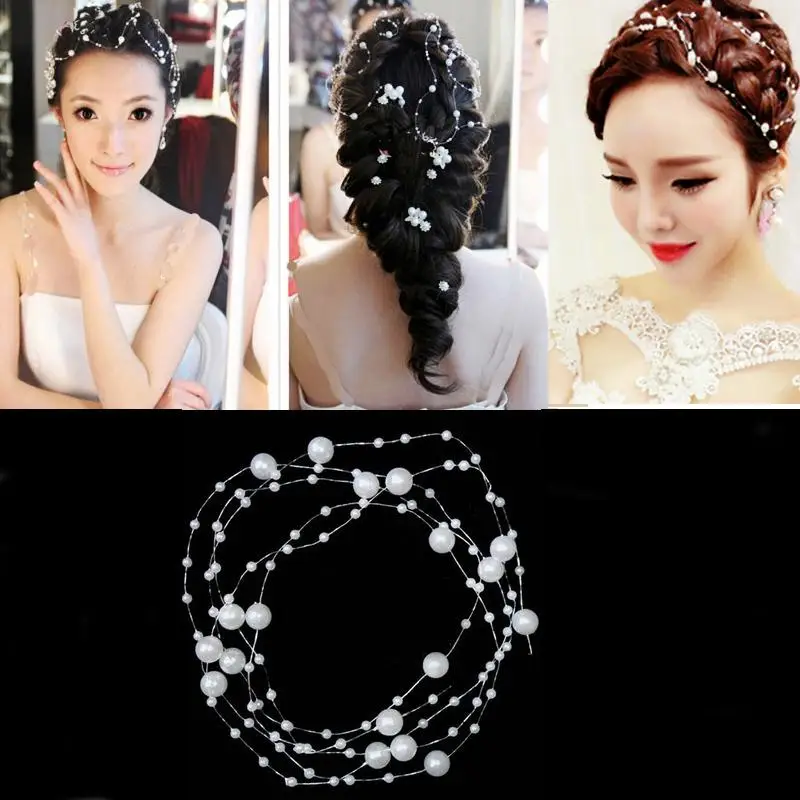 

Wedding Hair Accessories Decor Hair Bridal Accessories Headband Studded Hairpins Pearl Bride Party Headpiece Jewelry Headdress
