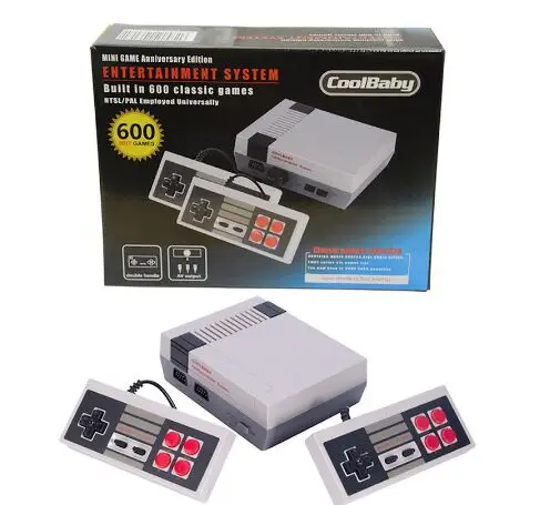 Прямая поставка консоль для ретро видеоигр NES Mini Classic Edition с 2 контроллерами 600