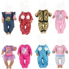 Одежда для кукол, 18 дюймов, Детская Одежда для кукол 18 дюймов, аксессуары для кукол bebe, подарок для маленькой девочки