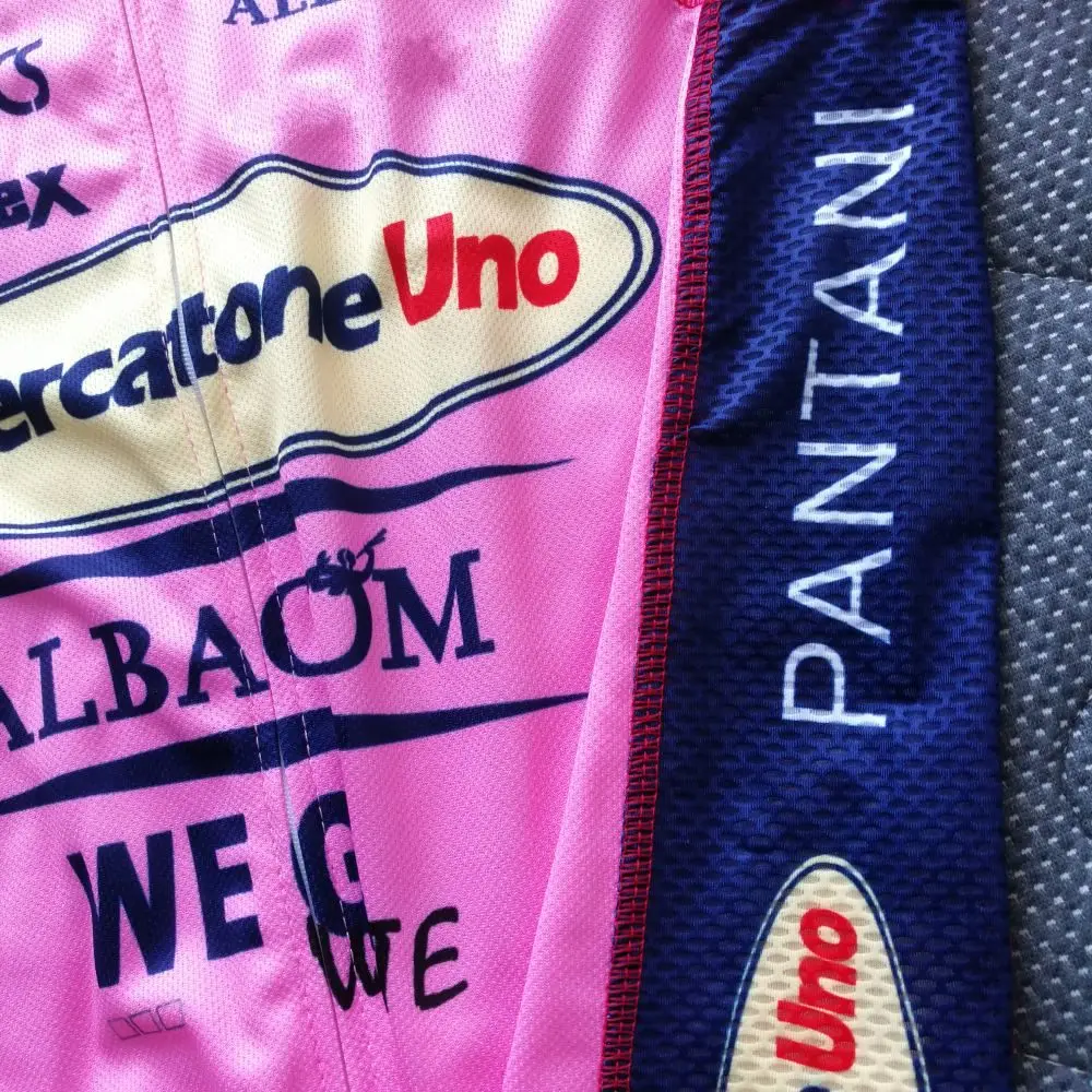 Велосипедная футболка Legend Marco Pantani team pro italia с лазерным вырезом летняя