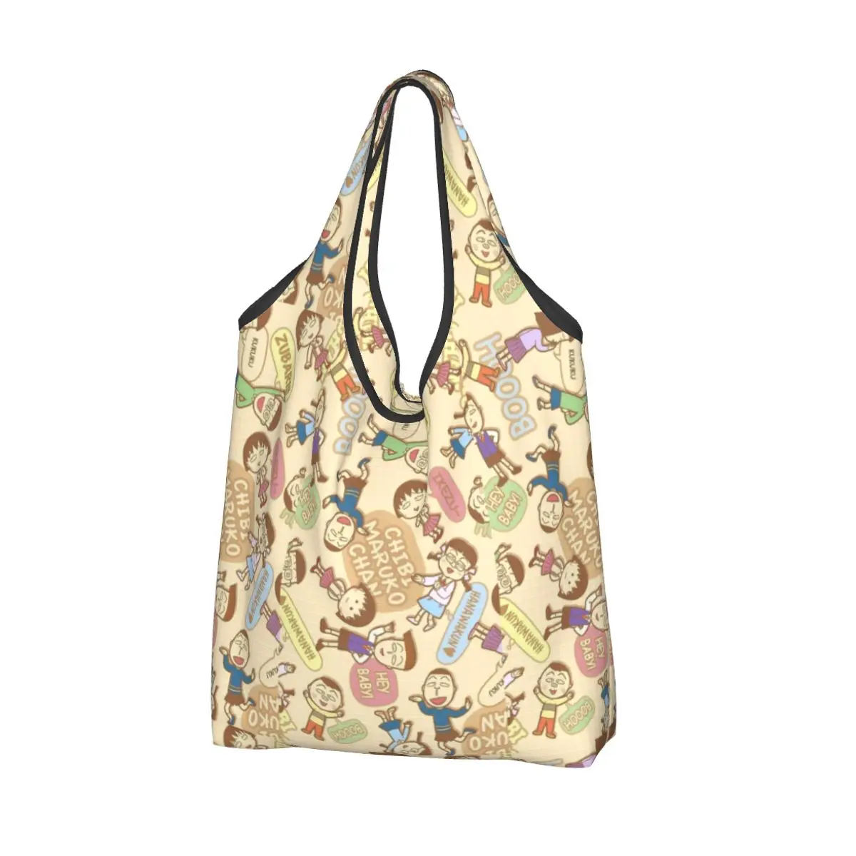 

Maruko (10) Canvas Bag Woman Shoulder Bag Anime Manga Chibi Ins Shopper Bag