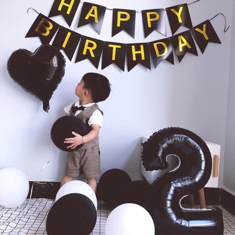 Товары для вечеринок украшения дня рождения свадьбы воздушные шары 32 дюйма 0-9