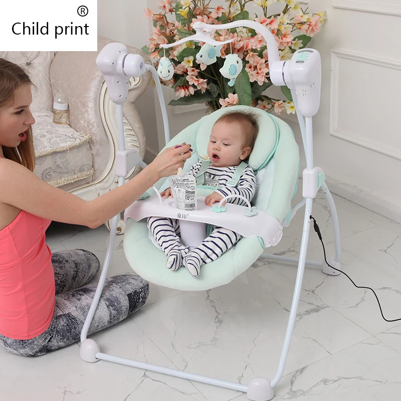 Детский Электрический шейкер с принтами увеличивающий рост детское кресло