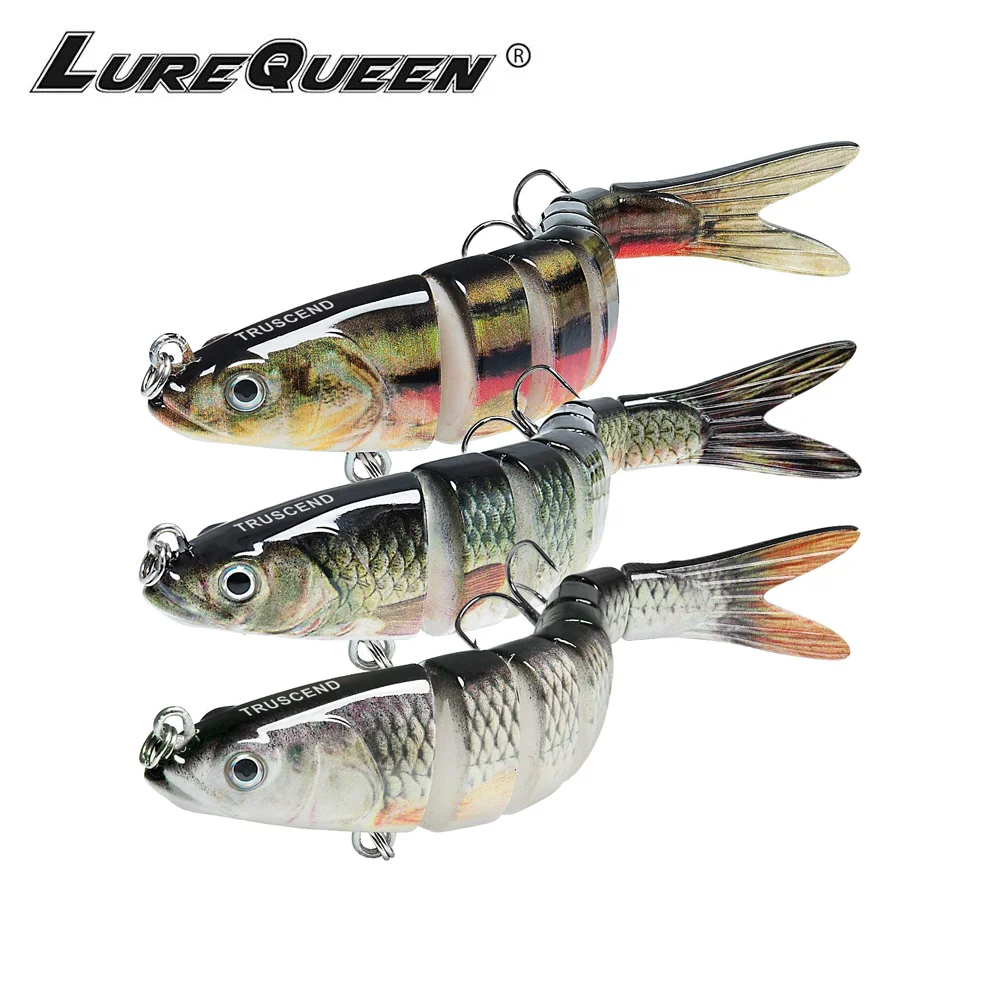 Trascend тонущие рыболовные приманки наживки многосуставные плавающие бионические