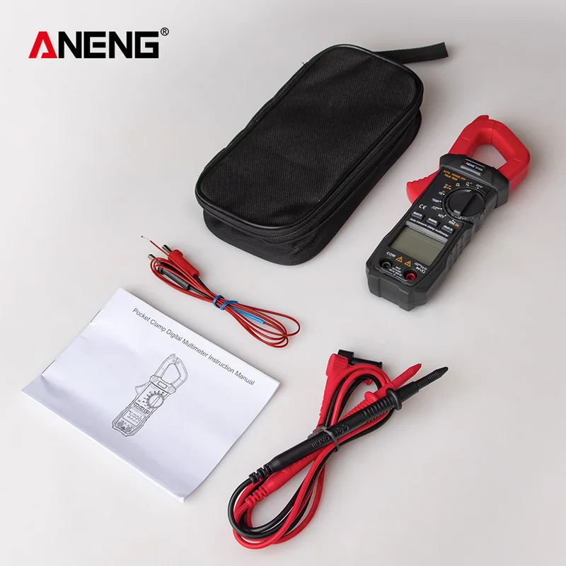 ANENG ST210 Digital Clamp Multimeter Profesional Multimetro Auto DC/AC Volt Current Capacitor Ohm HZ NCV Tester Meter Voltmeter
