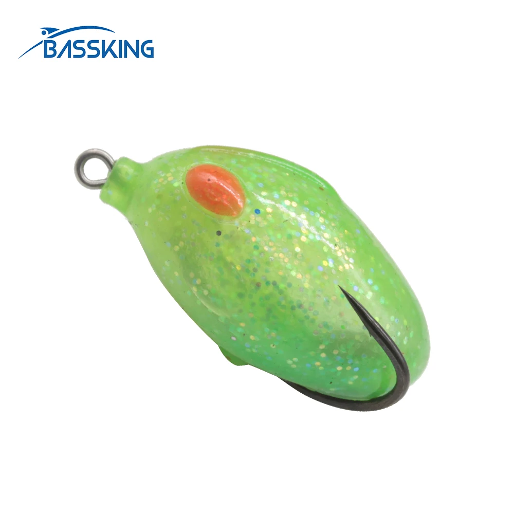 BASSKING 6 шт. лягушка рыболовные приманки с рыболовный ящик 5 см 12 г 20 7*11*3 комплекты