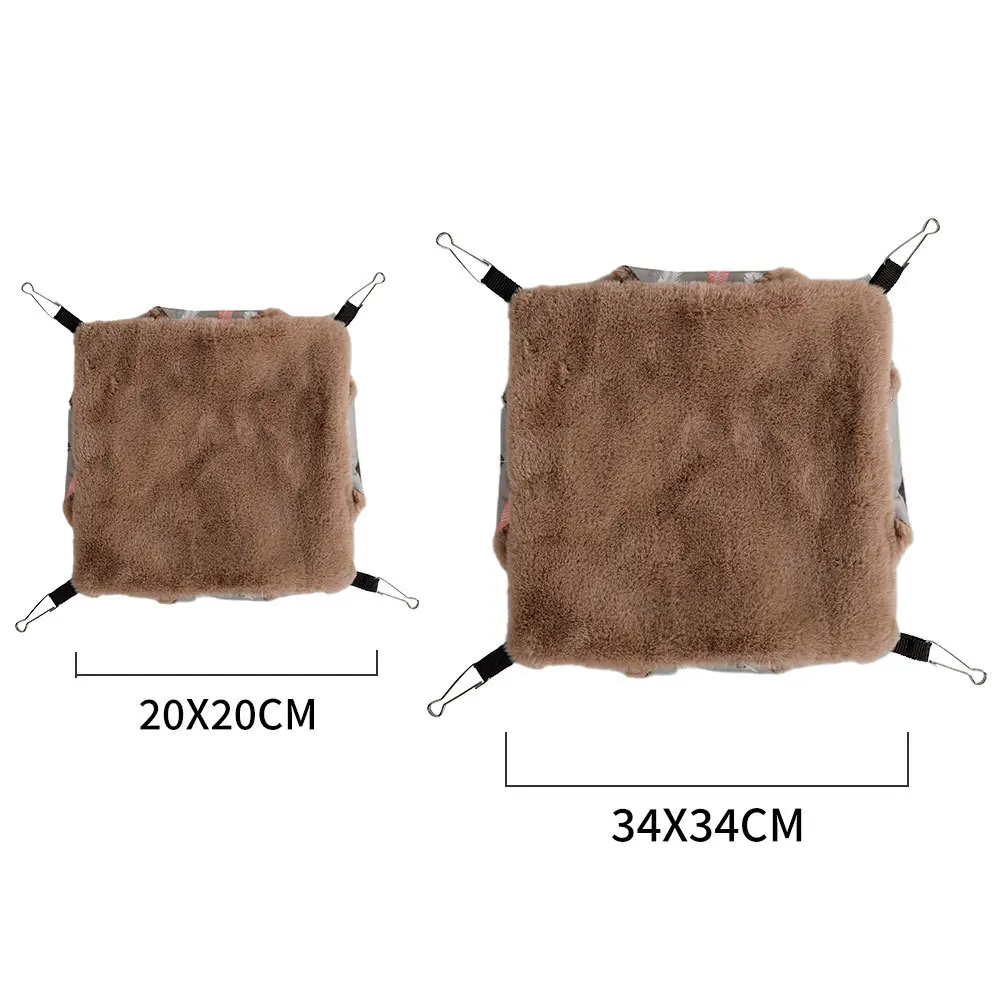 winter warm hamster hammock guinea pig hanging beds house for small animal cage rat squirrel chinchillas nests pets supplies free global shipping