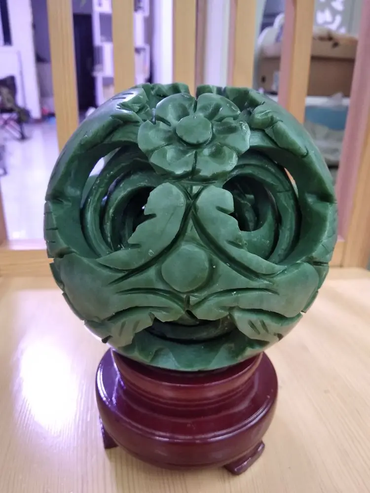 Красивая сфера для рукоделия набор из 6 слоев шарик ручная резьба банка Gyrate