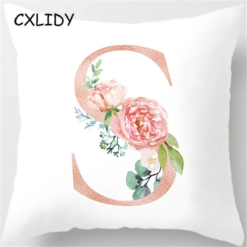 26 чехлы на подушки для дома наволочки с английским алфавитом наволочка дивана