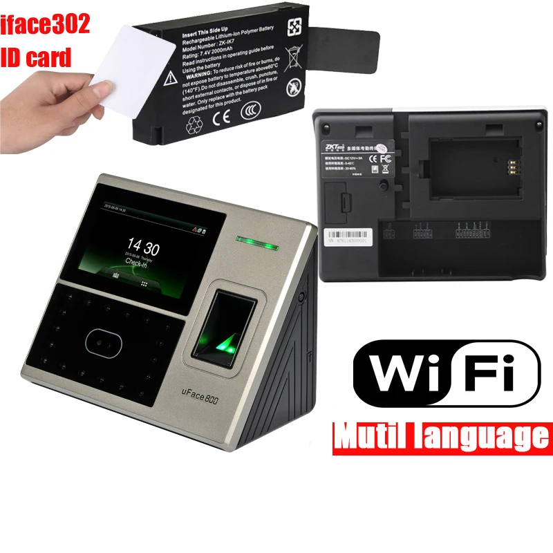 Uface800 Iface800TCP/IP биометрический датчик отпечатков пальцев лица контроль времени