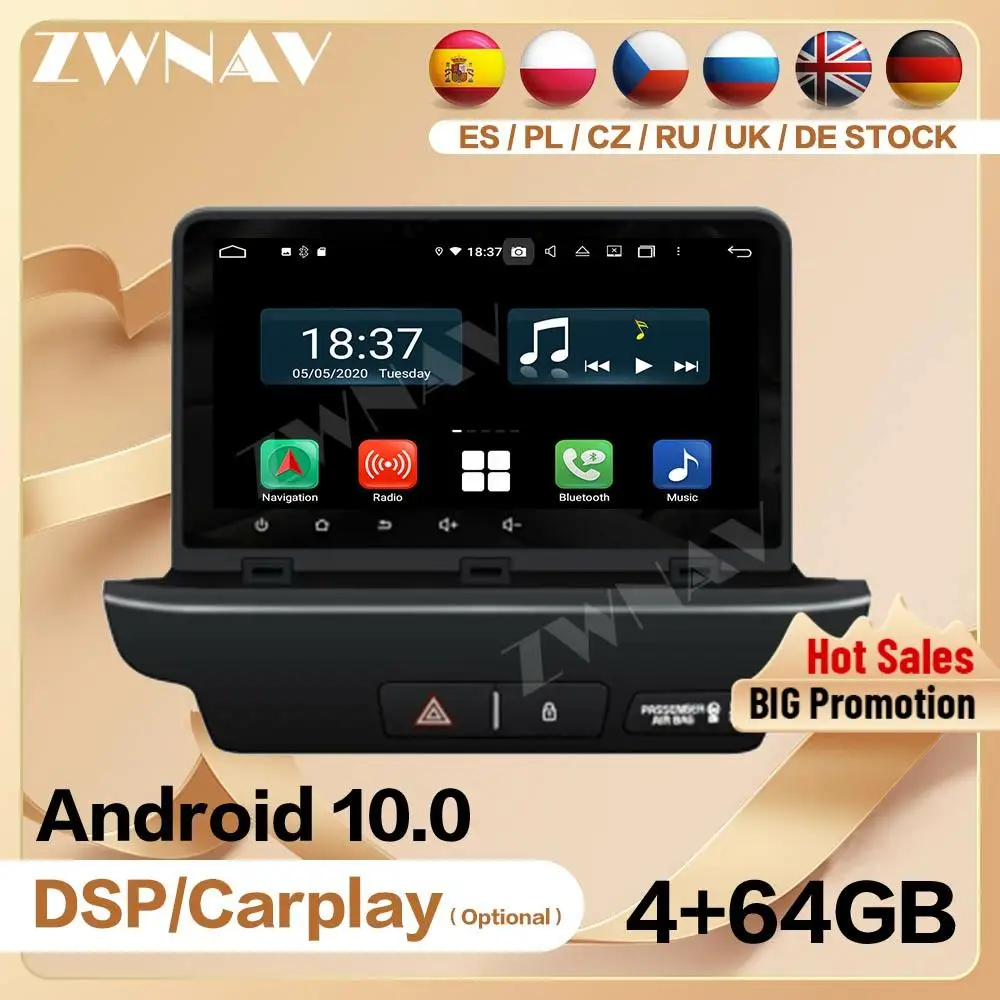

128 Carplay Double Din For KIA CEED 2019 2020 Android 10 Screen Multimedia Player Car Audio Radio GPS Navi Head Unit Auto Stereo