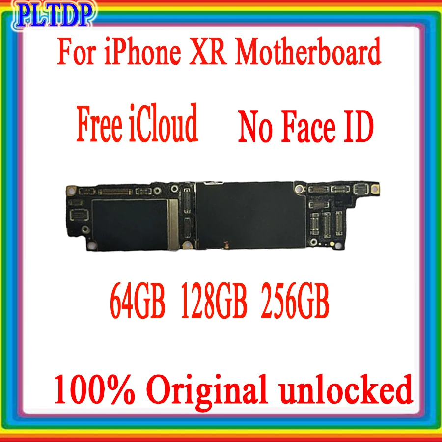 100% оригинальная материнская плата для iPhone XR без распознавания лица