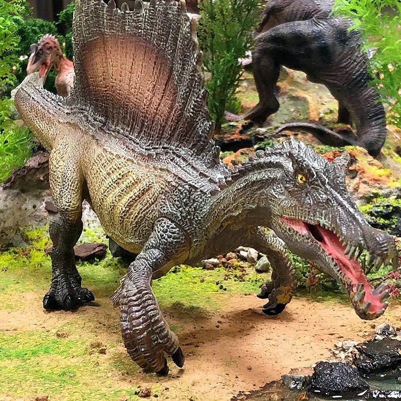 

Jurassic Spinosaurus Dinosaur Static Solid Model Toys Animal Plastic Action Figure Toy Hand Run For Kids Gifts