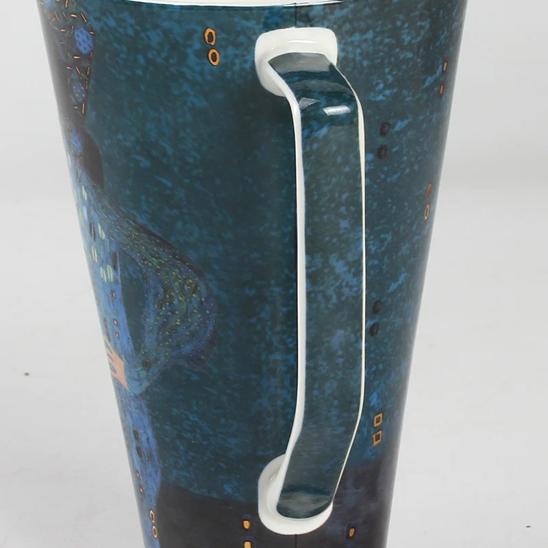 Klimt Painting Design Fine Bone China Coffee Cup Mug &amp Travel Ceramic With Gift Box | Дом и сад