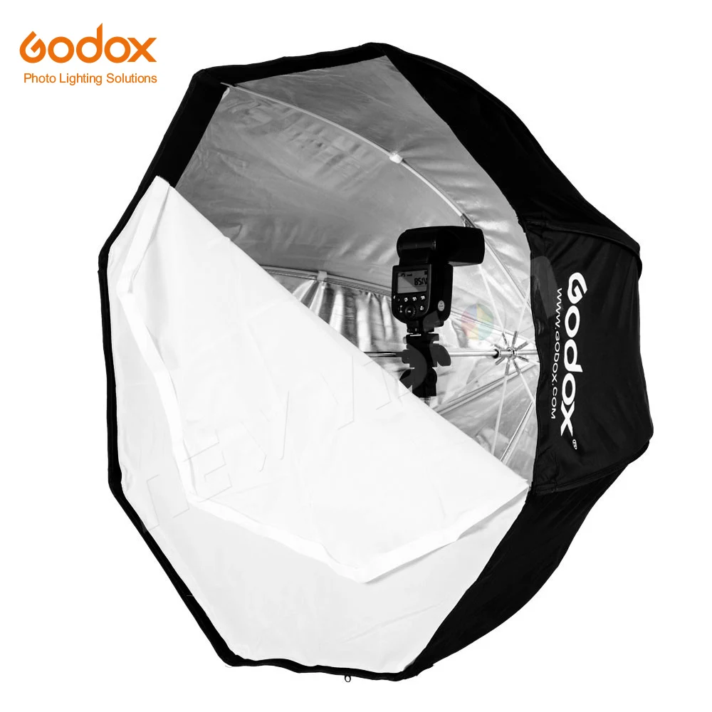 Портативный восьмиугольный Зонт Godox 120 см 47 дюймов софтбокс с сотовой сеткой