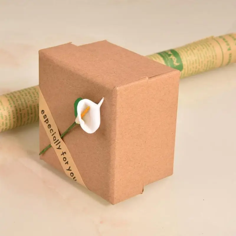 1 шт. квадратная коробка для хранения ювелирных изделий свадебная картонная