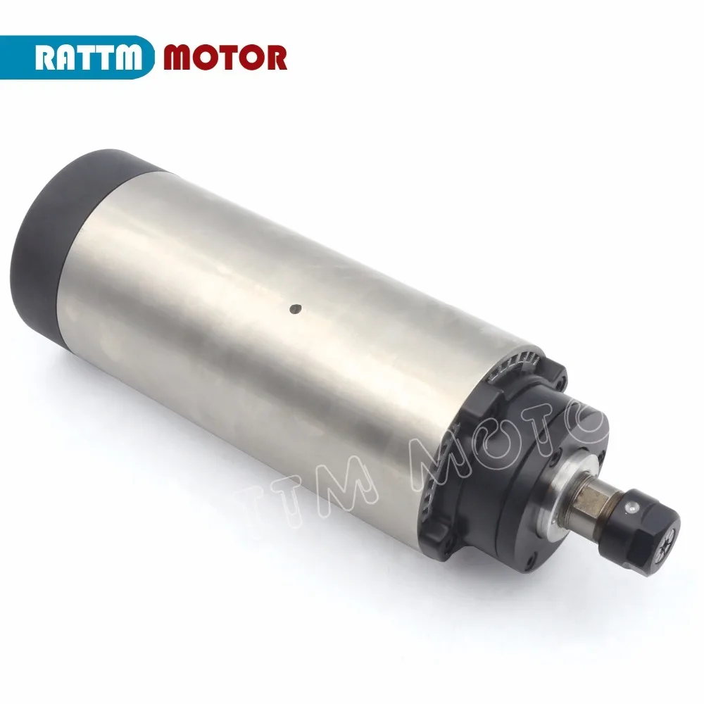 1.5KW ER16 с воздушным охлаждением 220V комплекты шпинделя фрезерный шпиндель ЧПУ и 1.5kw