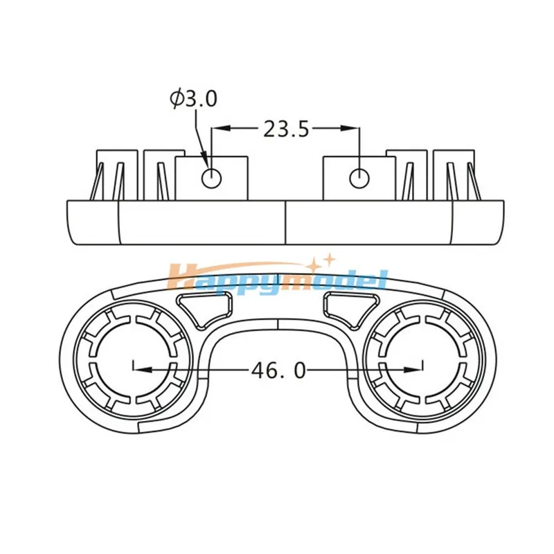 Аксессуары для радиоуправляемых моделей QAV250 рамка Runer250 Квадрокоптер