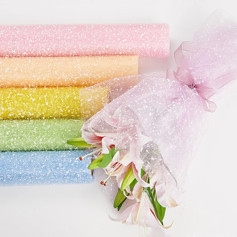 1 рулон для снежной погоды из пряжи упаковочная бумажная упаковка свадебной